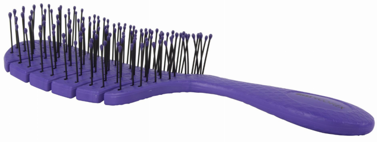 Bass Brushes- The BIO-FLEX  Detangling Pet Brush Leaf Shape (Color: Pink)