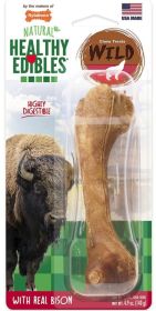 Nylabone Natural Healthy Edibles Wild Bison Chew Treats (size: Large - 1 Pack)