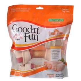 Healthy Hide Good 'n' Fun Triple-Flavor Bones - Beef, Pork & Chicken (size: Medium - 3 Pack - (6" Bones))