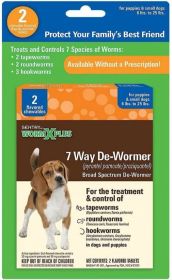 Sentry Worm X Plus - Small Dogs (size: 2 count)