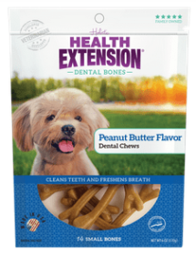 Dog Dental Bones (Color: Peanut Butter, size: Medium Bones)