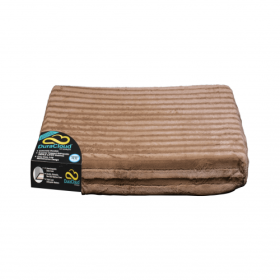DuraCloud Orthopedic Pet Bed and Crate Pad (Color: Mocha, size: large)