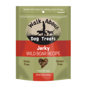 Walk About Dog Jerky (Color: Wild Boar)