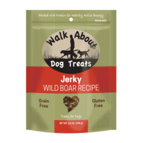 Walk About Dog Jerky (Color: Wild Boar)