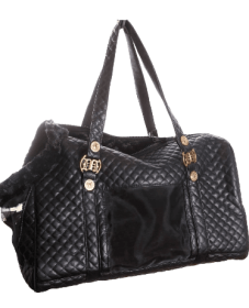 The Quilted Travel Bag (Color: Black, size: 20in x 17in x 13in)