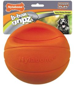 Nylabone Power Play B-Ball Grips Basketball Dog Toy (Style: Large 6.5" Dog Toy)
