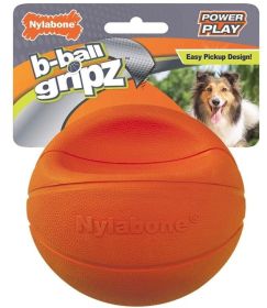 Nylabone Power Play B-Ball Grips Basketball Dog Toy (Style: Medium 4.5" Dog Toy)