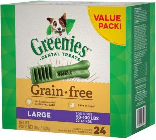Greenies Grain Free Dental Dog Treat (Style: Large)