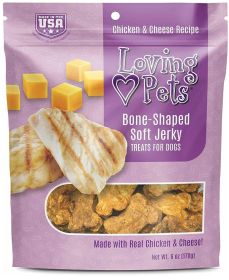 Loving Pets Bone-Shaped Soft Jerky Treats (Style: Cheese)