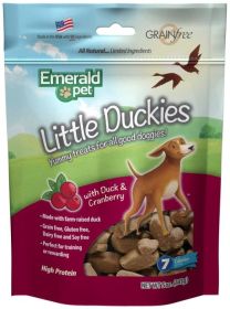 Emerald Pet Little Duckies Dog Treats (Style: Duck and Cranberry)