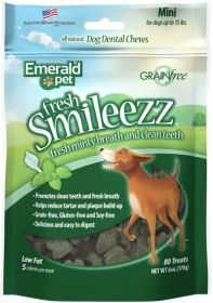 Emerald Pet Fresh Smileezz Dental Dog Treats (Style: Mini)
