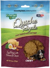 Emerald Pet Quiche Royal Treat for Dogs (Style: Bacon and Cheese)