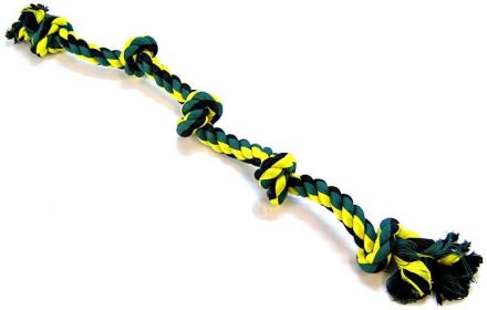 Flossy Chews Colored Tug Rope (Style: 5 Knot)