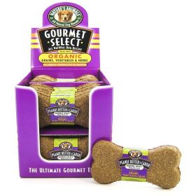 Natures Animals Gourmet Select Organic Dog Bone (Style: Peanut Butter & Carob Flavor)