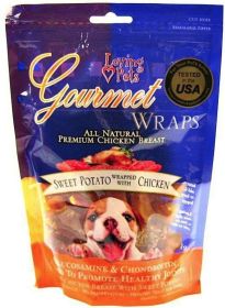 Loving Pets Gourmet Wraps (Style: Sweet Potato & Chicken)