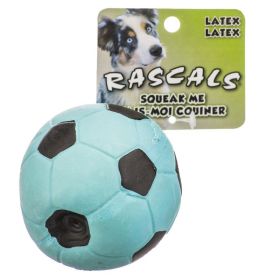 Rascals Latex Soccer Ball for Dogs (Style: Blue)
