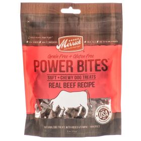Merrick Power Bites Soft & Chewy Dog Treats (Style: Real Texas Beef Recipe)