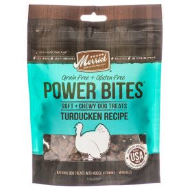 Merrick Power Bites Soft & Chewy Dog Treats (Style: Turducken Recipe)
