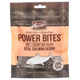 Merrick Power Bites Soft & Chewy Dog Treats (Style: Real Salmon Recipe)